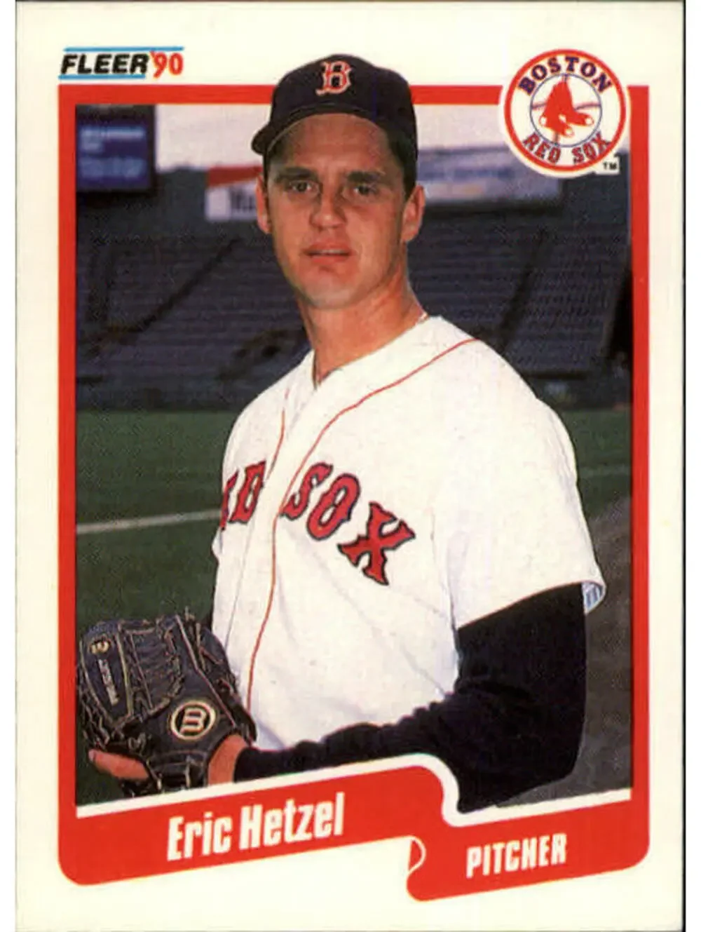1990 Eric Hetzel Fleer Baseball Card #279